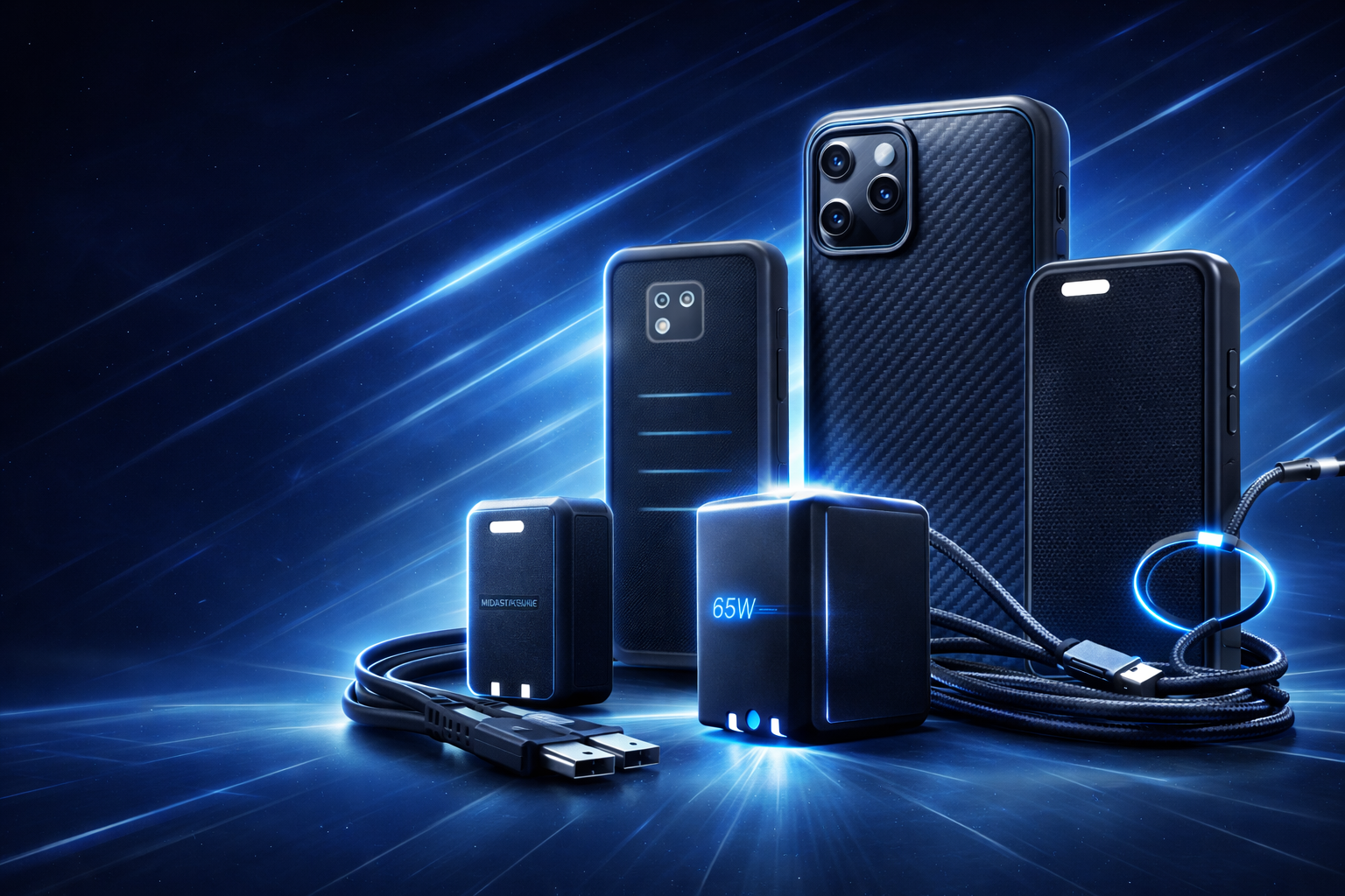 Phone accessory hero background